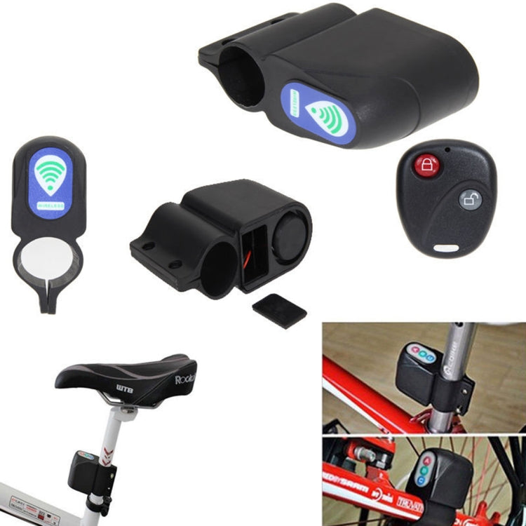 Universal Wireless Security Alarm Bicycle Alarm with Remote Control by bashfashion