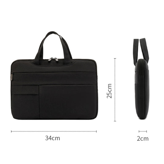 POFOKO C510 Waterproof Oxford Cloth Laptop Handbag For 15.6 inch Laptops(Black) by POFOKO
