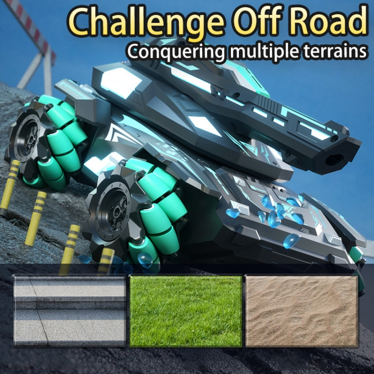 Q171 2.4G Stunt Water Bomb Battle Armor Model Remote Control Car, Specification:Single Control(Red) by bashfashion