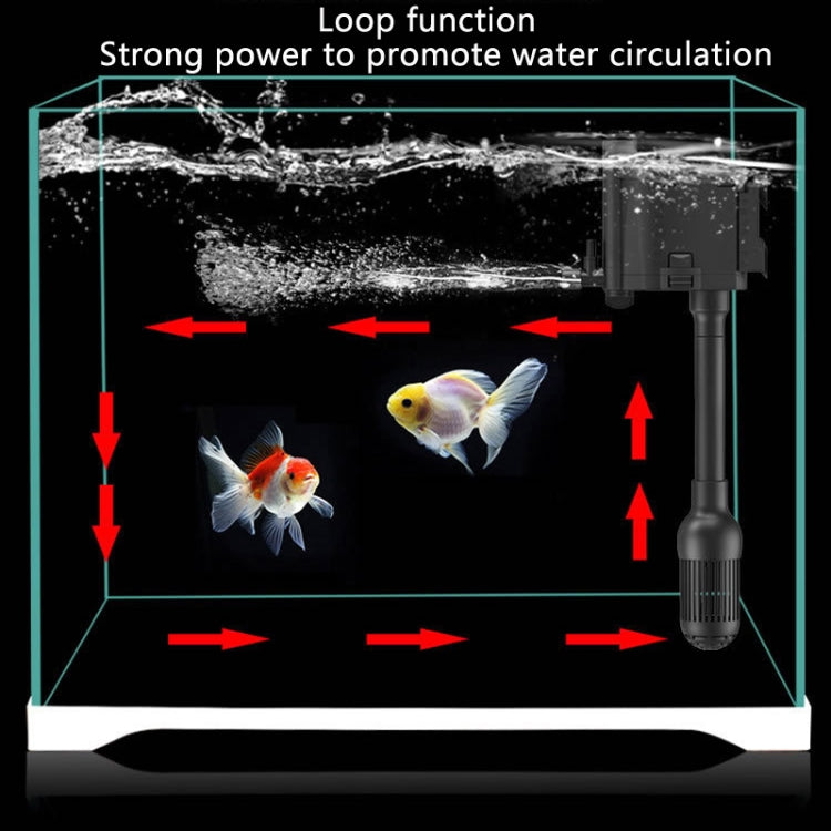 Multifunctional Fish Tank Filter Oxygenation Silent Pump, CN Plug, Specification:JP-1100GS by bashfashion