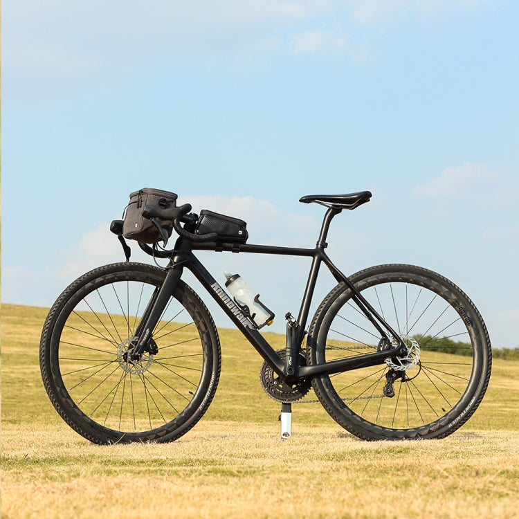 Rhinowalk Bicycle Front Handle Bag Camera Bag Waterproof 7.5 inch Large Touch Screen Navigation Mobile Phone Bag Bicycle Bag(Dark Gray) by Rhinowalk