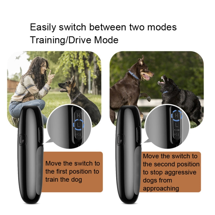 UB100 Ultrasonic Trainer Barking Device Handheld Portable Driving Artifact(Black) by bashfashion