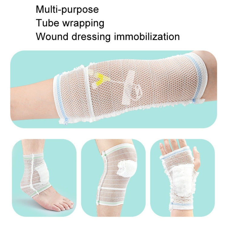 PICC Mesh Bandage Cover IOL Placement Fixation Nursing Isolation Mesh, Color: Blue Edge L For 17.5-40kg by bashfashion