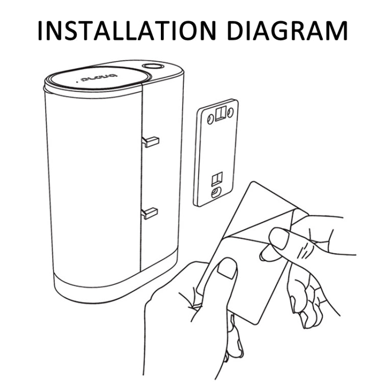 600ml Automatic Mouthwash Dispenser 4 Levels Quantitative with 2 Cups(White) by bashfashion