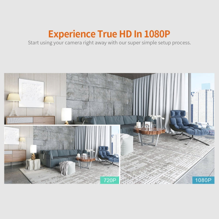 SriHome SH025 2.0 Million Pixels 1080P HD AI Auto-tracking IP Camera, Support Two Way Audio / Motion Tracking / Humanoid Detection / Night Vision / TF Card, AU Plug by SriHome