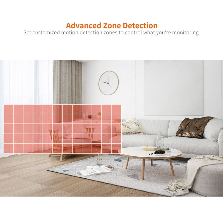 SriHome SH025 2.0 Million Pixels 1080P HD AI Auto-tracking IP Camera, Support Two Way Audio / Motion Tracking / Humanoid Detection / Night Vision / TF Card, US Plug by SriHome