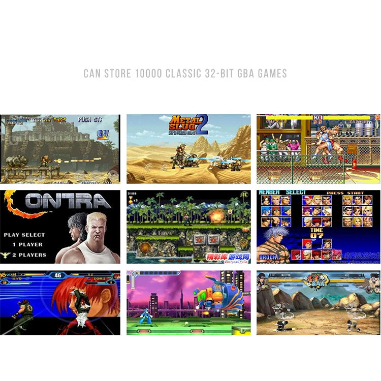 X6 4.3 inch Screen Retro Portable Game Console with 3MP Camera, Built-in 10000 Games, Supports E-book / Recording / Music Playing / Video Playing(Black) by bashfashion