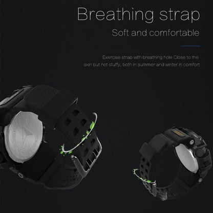 Lokmat MK16 LCD Screen 50m Waterproof Smart Watch, Support Information Reminder / Remote Camera / Walking Motion Monitor(Red) by Lokmat