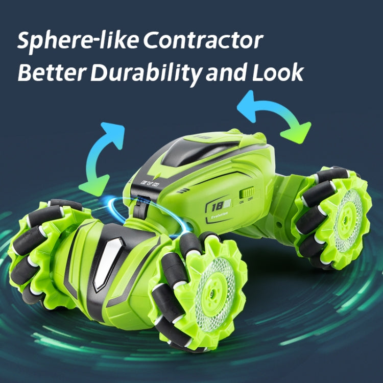 JJR/C Q110 2.4G Remote Control Stunt Climbing Drift Twist Car(Green) by JJR/C