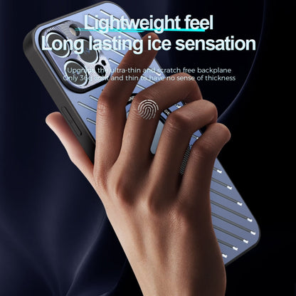 For iPhone 14 Pro R-JUST RJ57 CD Pattern MagSafe Cooling Phone Case(Black) by R-JUST