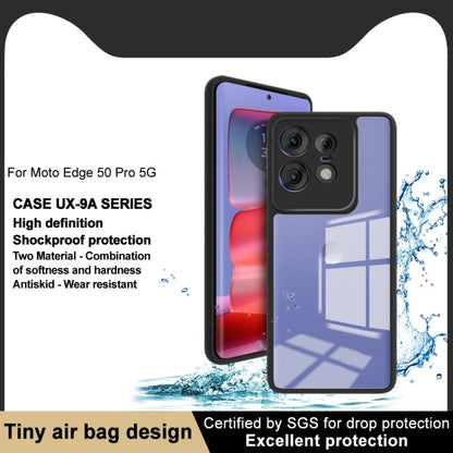 For Motorola Edge 50 Pro 5G imak UX-9A Series Four-corner Airbag Shockproof Phone Case by imak