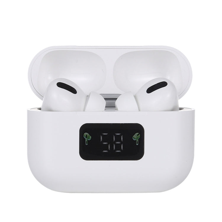 i58 TWS Bluetooth 5.0 Touch Wireless Bluetooth Earphone for IOS System Equipment, with Magnetic Attraction Charging Box & Smart Digital Display, Support Siri(White) by bashfashion