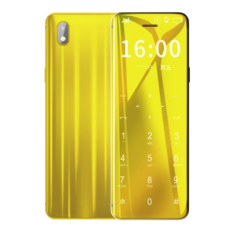 Ulcool V99, 1.54 inch, MTK6261D, Support Bluetooth Sync, Bluetooth Dial, FM, Anti-lost, GSM, Dual SIM (Gold) by bashfashion