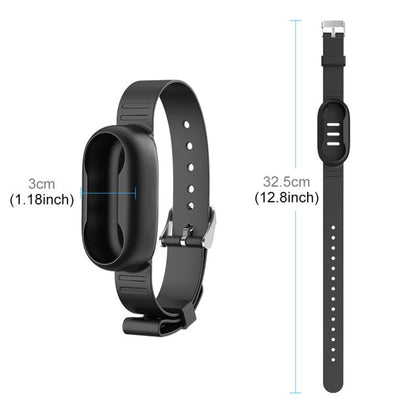 For Insta360 GO 3 / GO 3S PULUZ Camera Silicone Case Wristband Bicycle Strap Extension Mount (Black) by PULUZ