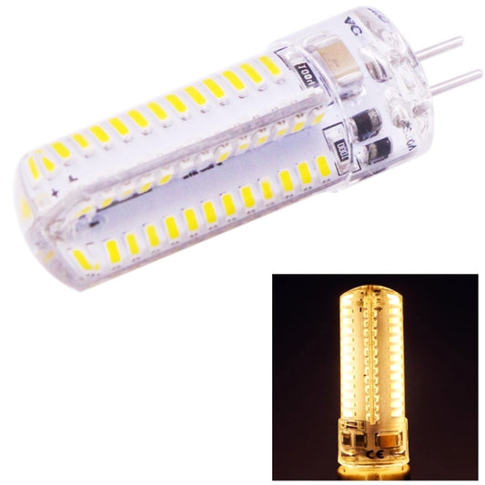 G4 4W 240-260LM Corn Light Bulb, 104 LED SMD 3014, Warm White Light, AC 220V by bashfashion