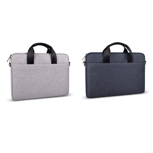 ST09 Portable Single-shoulder Laptop Bag, Size: 14.1-15.4 inches(Grey) by bashfashion