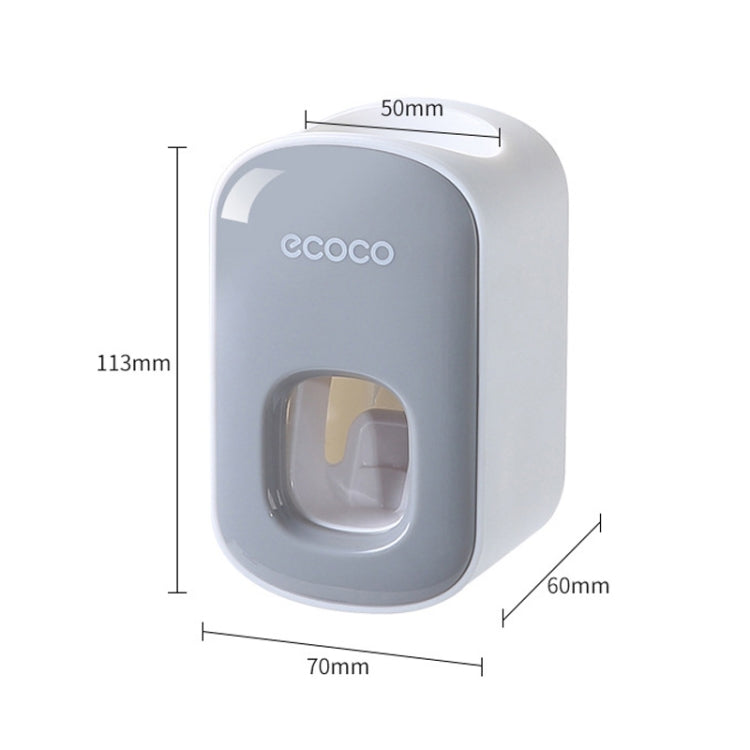 ECOCO E1922 Children Adult Double Position Automatic Toothpaste Squeezing Device(Grey) by ECOCO