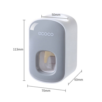 ECOCO E1922 Children Adult Double Position Automatic Toothpaste Squeezing Device(Grey) by ECOCO