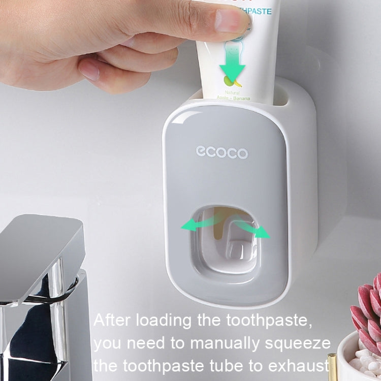 ECOCO E1922 Children Adult Double Position Automatic Toothpaste Squeezing Device(Grey) by ECOCO