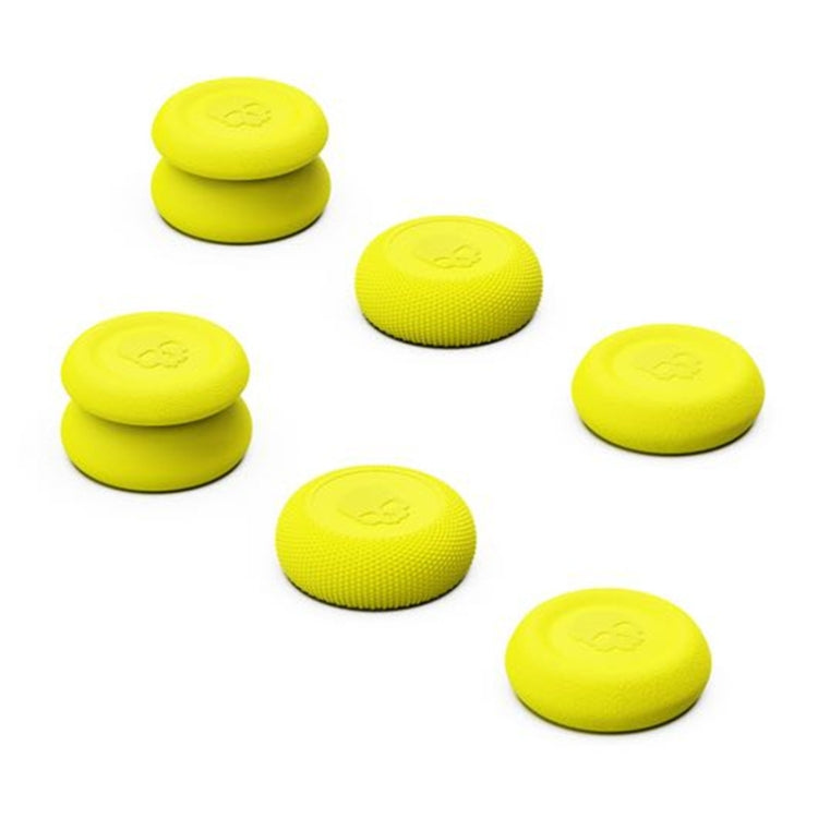 For Steam Deck Game Console Joystick Cap Set Anti-skid Combination Button Cap(Yellow) by bashfashion
