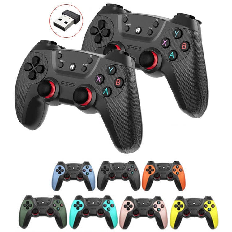 KM-029 2.4G One for Two Doubles Wireless Controller Support PC / Linux / Android / TVbox(Battle Gray) by bashfashion