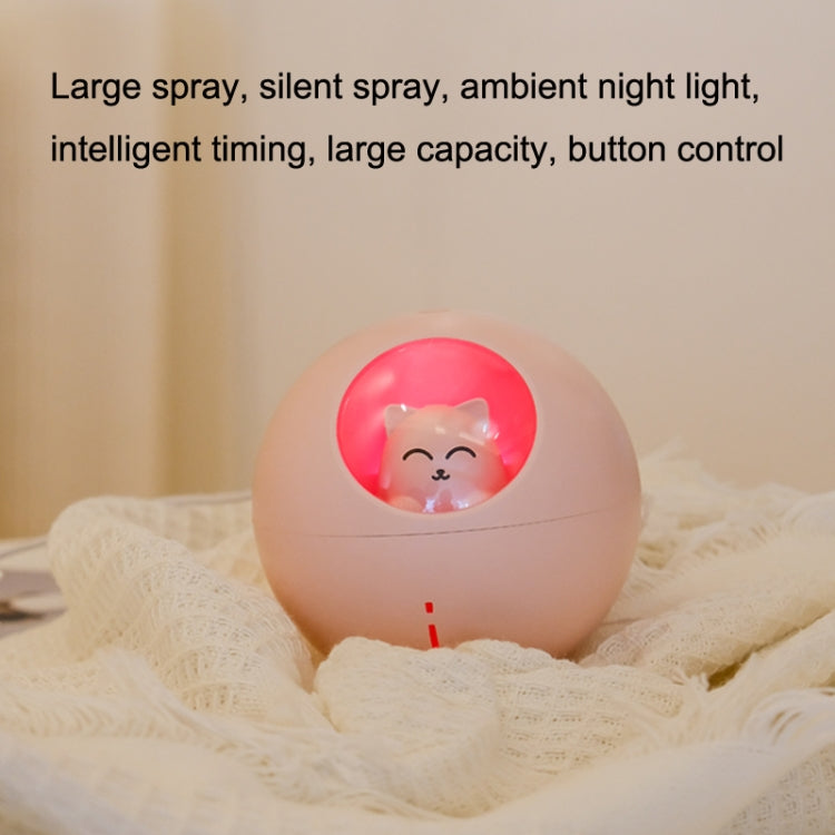 WT-TX5 USB Direct Insert Version Humidifier Mini Planet Cat Desktop Purifier(Green) by bashfashion