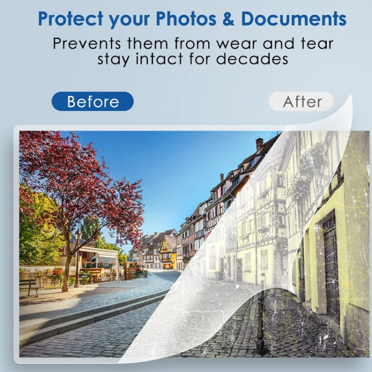 FN333 A4 Photo Laminating Machine With Hot And Cold Mode, Size: Set 2(US Plug) by bashfashion