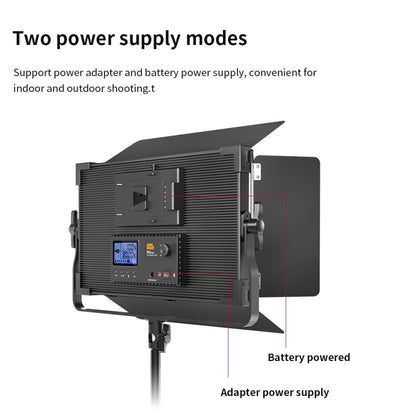 Pixel P45pro High Bright Dual Color Temperature Fill Light 120W Normal Bright Studio Camera Soft Light(A Set With EU Plug Adaptor) by Pixel
