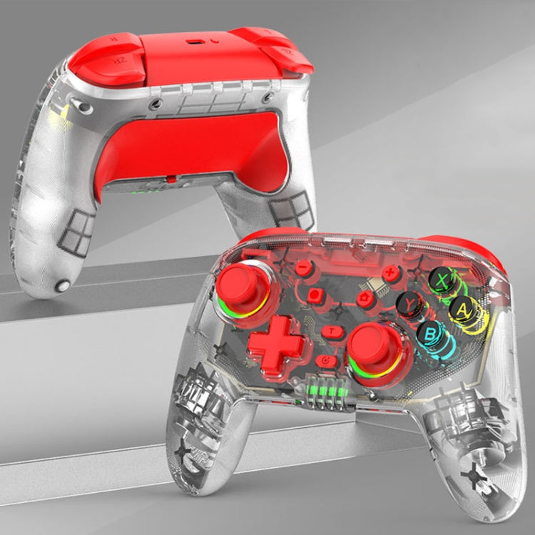 For PS3 / PS4 Dual Vibration Wireless Gamepad With RGB Lights(Red) by bashfashion
