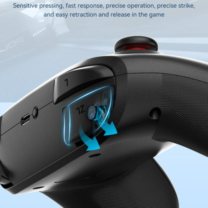 Wireless Bluetooth Gamepad With Wakeup Vibration Body Gamepad For Switch / Android / Apple / PC(Green) by bashfashion