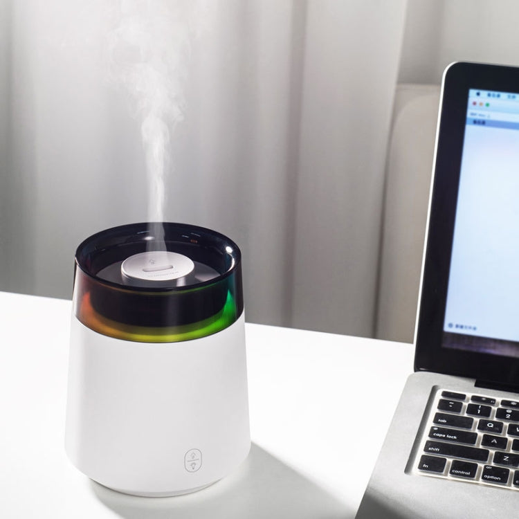H10 Home Portable Office Aromatherapy Diffuser Running Horse Night Light Large Fog Humidifier(White) by bashfashion