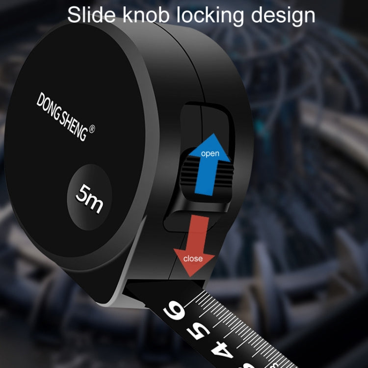 DONG GSHENG High Precision Home Use Steel Utility Scale Thickened Measuring Tape, Model: Blue Shell White Frosted 5m x 19mm by DONG GSHENG