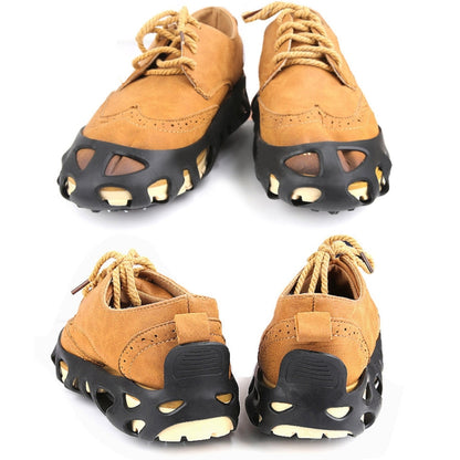 30 Point Cleats Crampons Spikes for Walking, Jogging, Hiking, Mountaineering Ice Snow Grips, Size: M(Black) by bashfashion