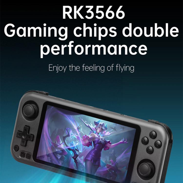 CB408 4.7-inch Touch Screen Handheld Game Console Supports WiFi Android 11 +Linux System 128G(Gray) by bashfashion