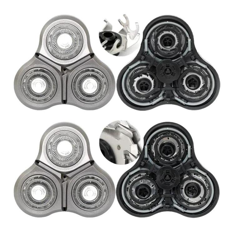 For Xiaomi Mijia S300 / S500 / S500C / MJTXD01SKS Electric Shaver Blade Head Replace Accessories, Style: Upper Half Head ( With Dual Layer Blade ) by bashfashion