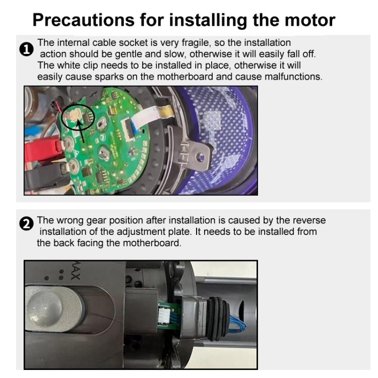 Motor Assembly Repair Part For Dyson V7 No Shell Yellow by bashfashion